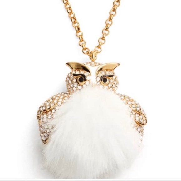 kate spade Jewelry - kate spade new york – faux fur embellished pendant